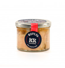 Форель натуральная кусочки 200гр
