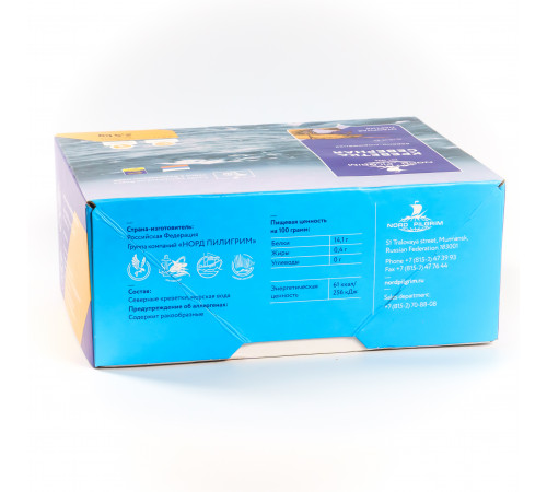 Креветка северная Nord Pilgrim 90/120 коробка 2,5 кг