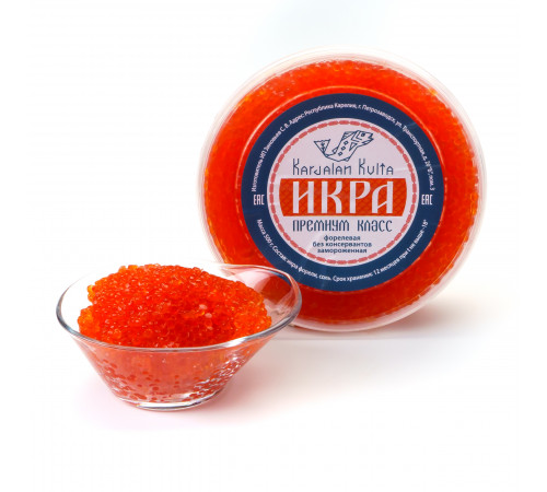 Красная икра форели Карелия Культа 500 г