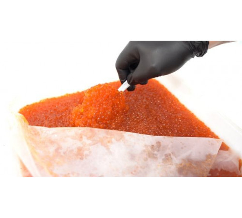 Икра кеты Усчан кубоконтейнер (обзор продукции)