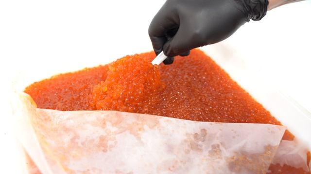 Икра кеты Усчан кубоконтейнер (обзор продукции)